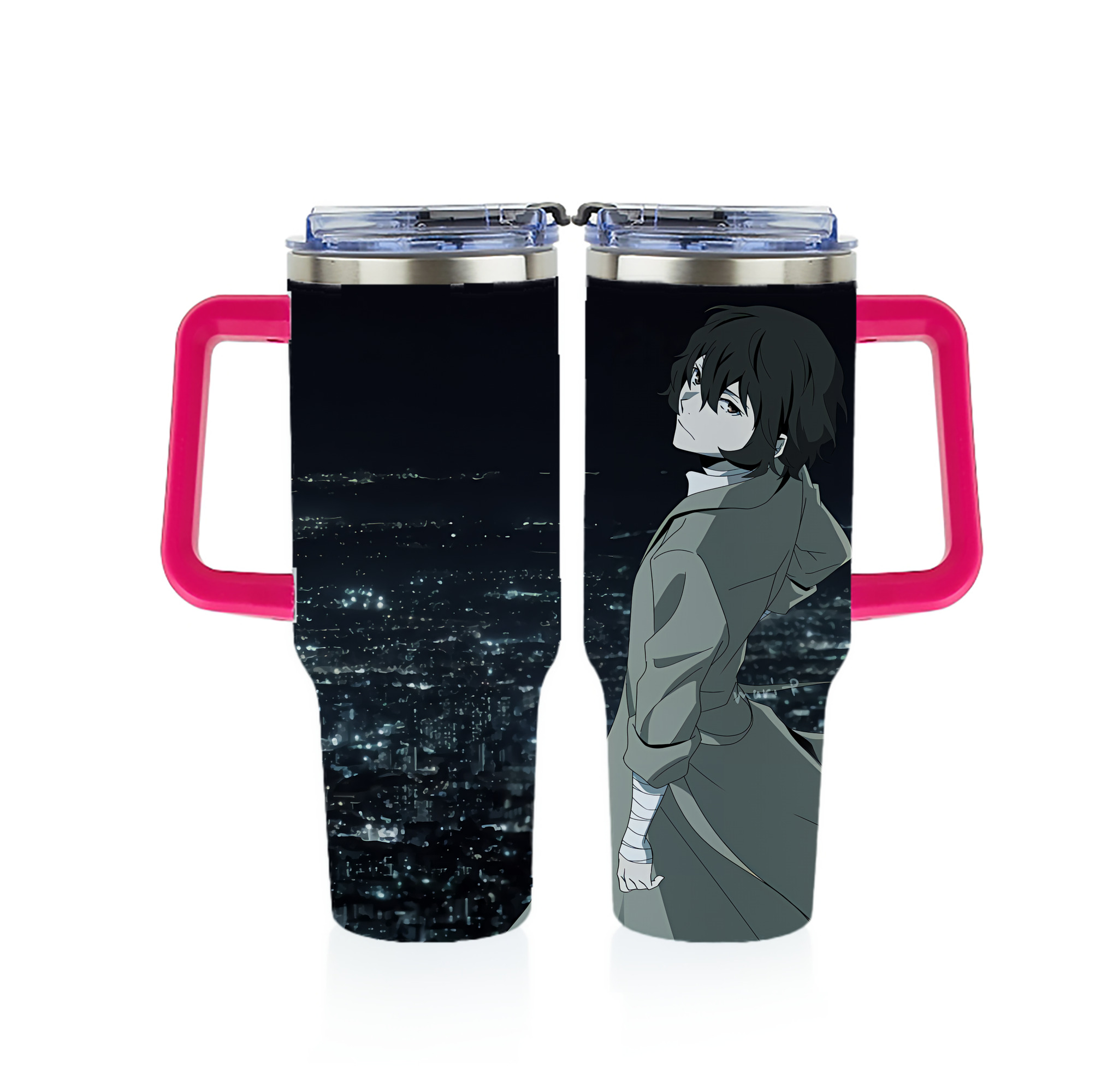 （画像用） 文豪ストレイドッグス Bungo Stray Dogs 1200ｍLフルプリント車用タンブラー